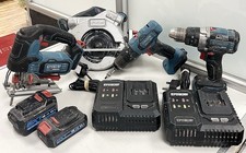 Job Lot of Erbauer Tools, Drills, Saws, Chargers, Batteries FREE POSTAGE