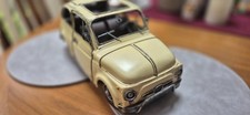 Fiat 500 Metal Car Retro  Large