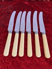 Great Used Set of 6 Faux Bone