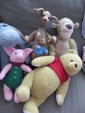 Christopher Robin Movie Soft Toy Set Winnie Pooh/Tigger/Piglet/Eeyore/Kanga/Roo