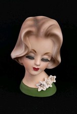 MCM Lady Head Vase / Woman