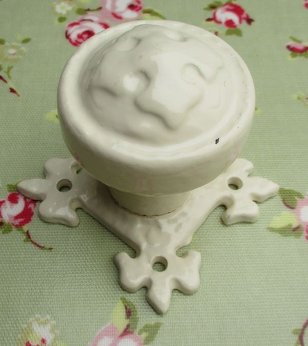 Vintage cream painted cast - vintage,