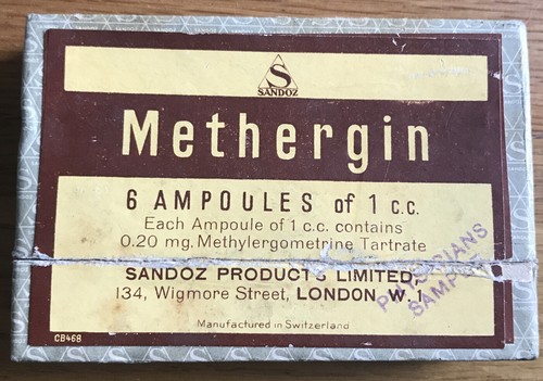 Vintage medicine cardboard box - medicine,