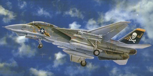 Italeri 14a tomcat - italeri, #