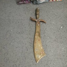 Beautifully decorated WW1 Trench Art Brass Paper Knife