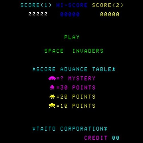 Used space invaders color - space,