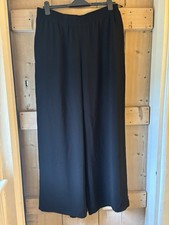 Zara Black Wide-Leg Trousers
