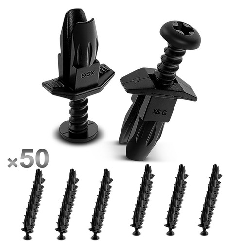 50x fastening clips bumper - fastening,