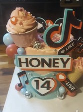 TikTok Birthday Cake Topper