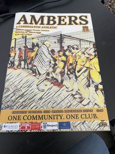 Cheshunt carshalton athletic - v,