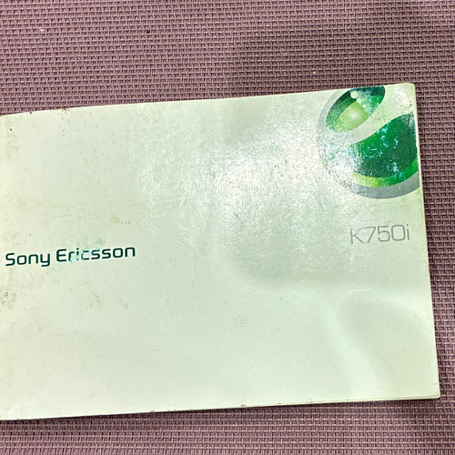 Sony ericsson k750i user - ericsson,
