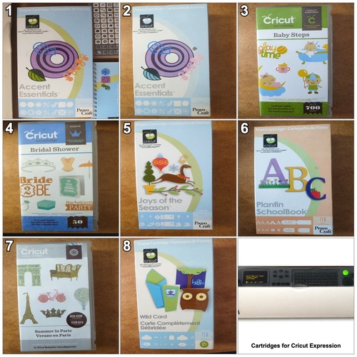 Cricut expression cartridges - cartridges,