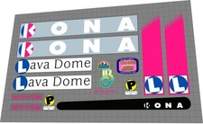 1990 Kona Lava Dome Pink Decal