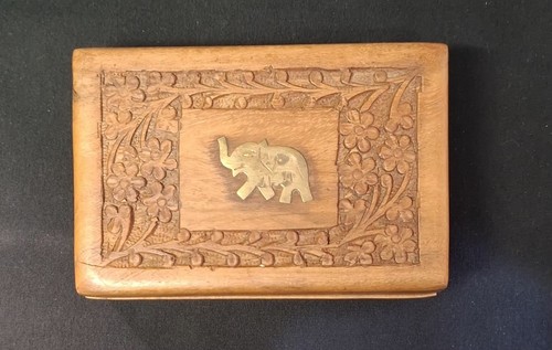 Wooden carved box - box, with