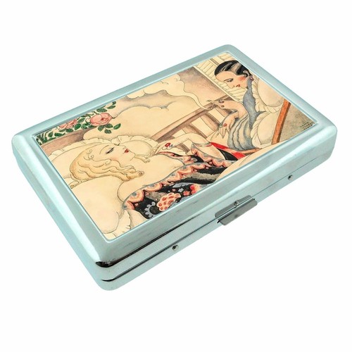 Art deco smoking women - smoking, metal