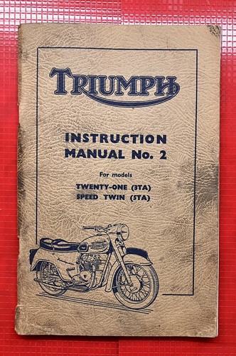 Original triumph 3ta twenty - triumph,