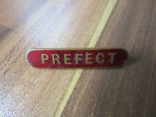 Vintage enamel badge - mid 20th century school prefect badge