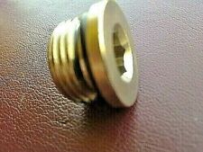 Nickel Plated Brass 1/4 Bsp Male plug with O Ring Air