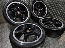 Genuine Porsche 997 Carrera C2 2S 19" Alloy Wheels & Tyres 911 Turbo S Sport BBS