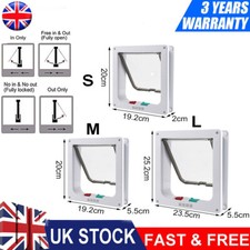 Pet door Flap 4 way Locking