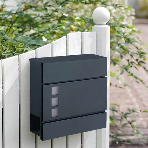 Large mailbox metal steel - mailbox,