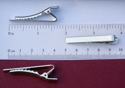 100 tie bar findings silver - 100,