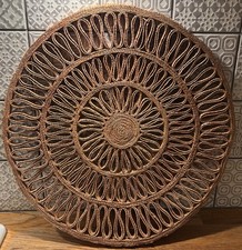Rattan Wicker Boho Straw Vintage Placemat 35cm
