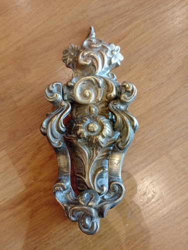 Heavy solid brass - floral, door