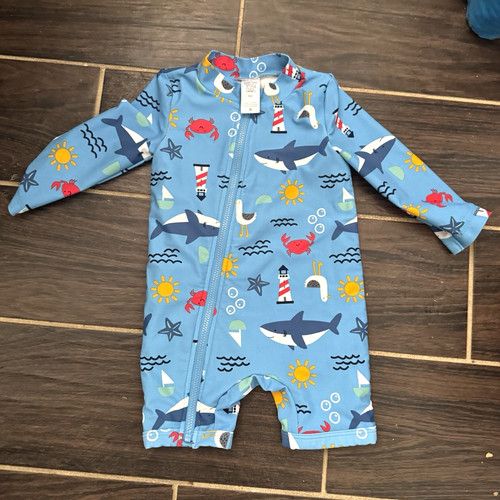 Month size unisex blue - unisex, sea