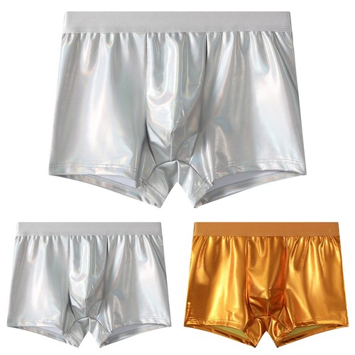 Men stage wear shiny boxer - wear,