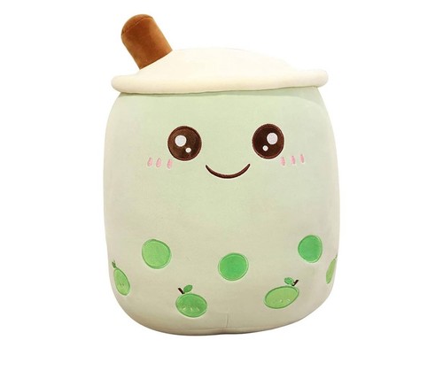 Cute boba green - tea, plush