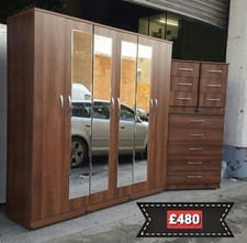 6 Door Wardrobe Set - Brand
