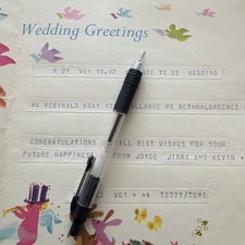 1965 Wedding Telegram to Reg