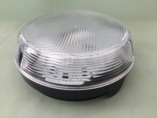 Newlec NL3751 16w 2D Round Black Base Prismatic cover IP65 c/w 16W c/f lamp