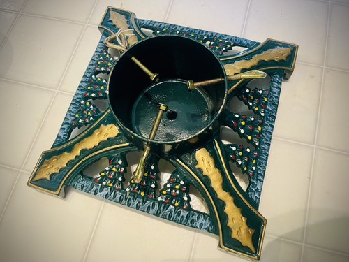 Vintage cast iron christmas - vintage,