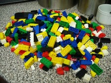 Vintage Mega Bloks Mixed Colours And Part Bricks. Mid 1990’s