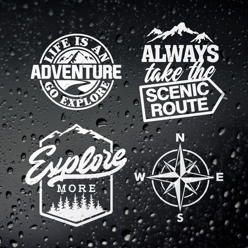 Campervan stickers x - stickers,,