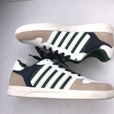 K Swiss Court Palisades low Men's Size 8.5 Shoes White green Sneakers KSS10094M