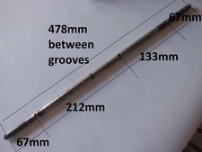 PRE LOVED HILLBILLY COMPACT PLUS GOLF TROLLEY PART~ AXLE & PAIR OF CLUTCHES