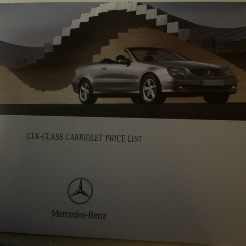 Mercedes clk class cabriolet - mercedes,