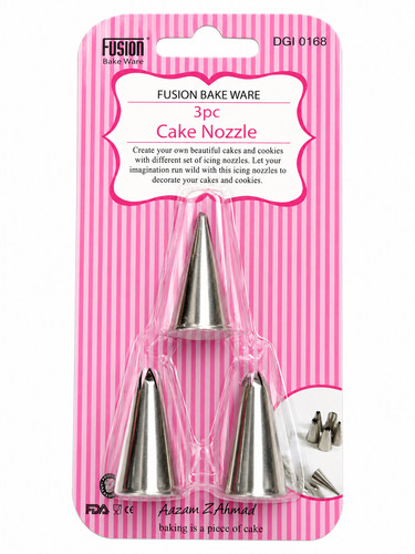 3pc stainless steel cake icing - 3pc,