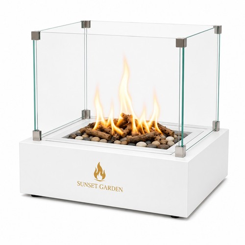 Sunset garden bio - bio, fireplace