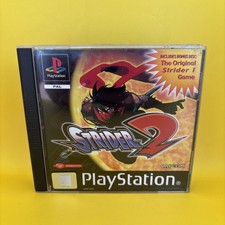 Strider 2 PS1  Sony Playstation rare Capcom black label Complete