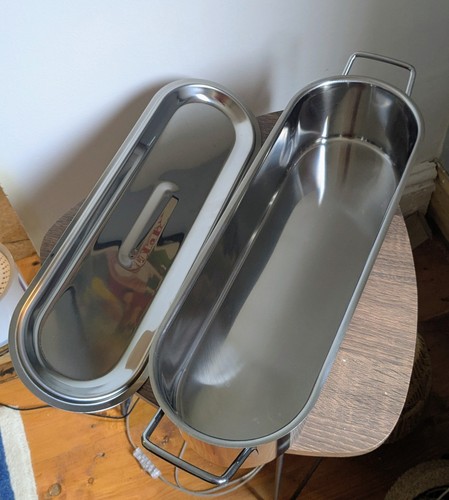 Stainless steel fish - kettle, /