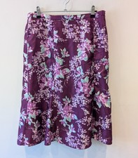 Eastex Purple Floral A-Line