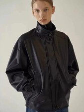 Women's Oversize Leather