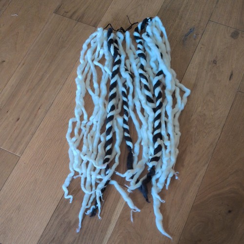 White black dreadlocks - white, 14