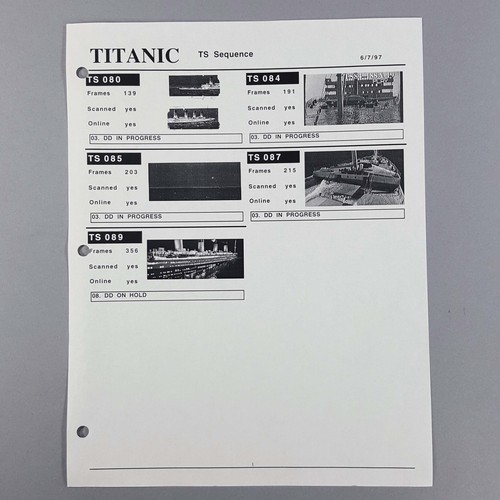 Titanic vfx shot - vfx, tracker