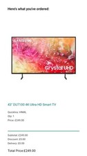 Samsung 4K LED Smart TV