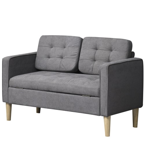 Homcom compact seater sofa - homcom,